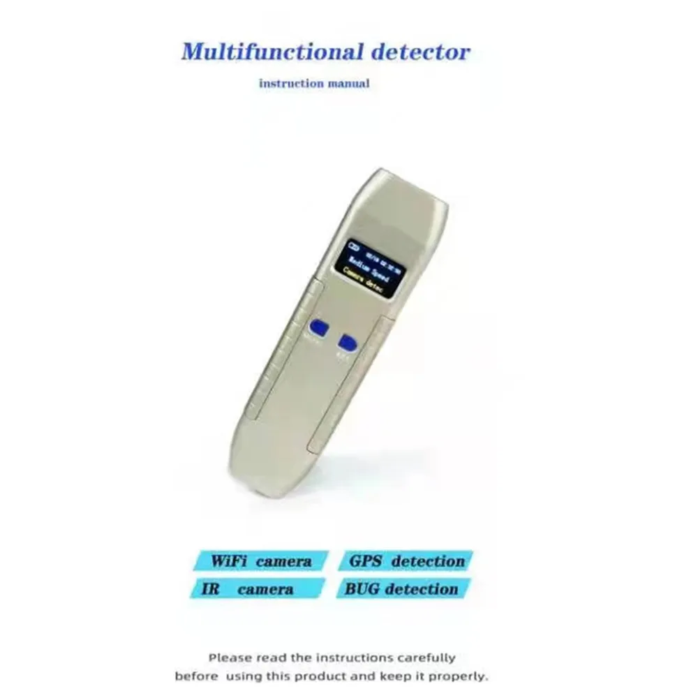 Anti-Spy Wireless RF Signal Detector GPS Camera Eavesdropping Device Hidden Bug Signal Detection for Security Privacy Protection