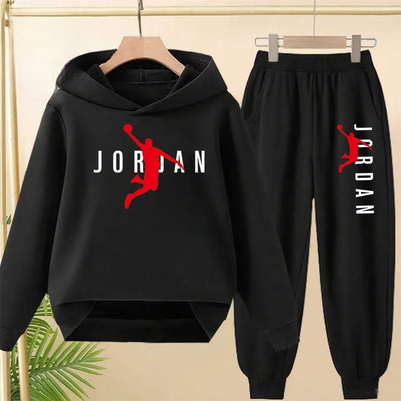 2-13 Years Boys 2pcs Autumn Spring Hoodie+Pants TracksuitsGirls Casual Streetwears Kids Cute brand Children Clothes Sets 2