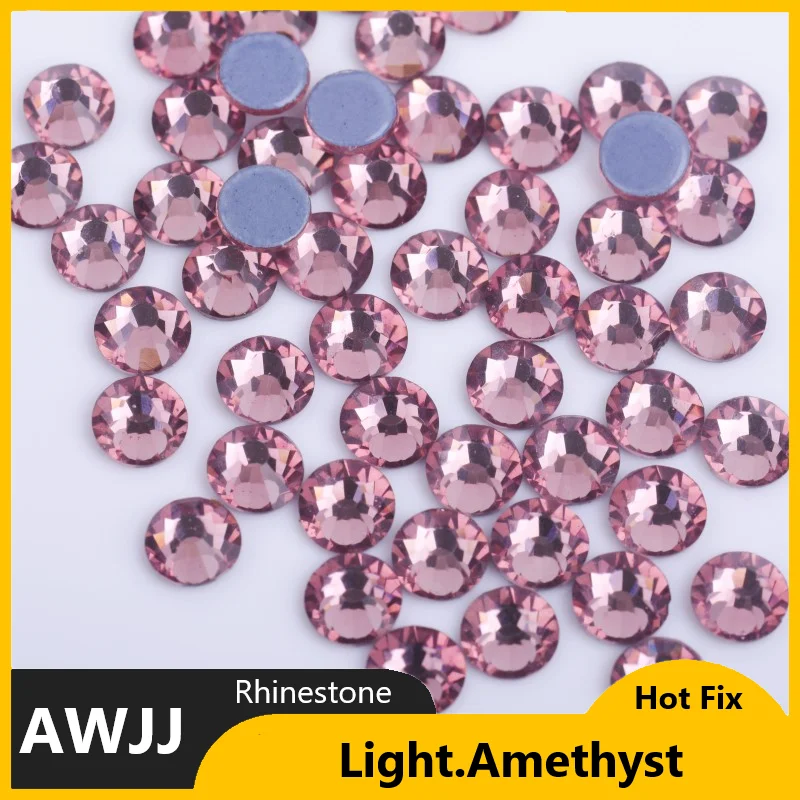 SS6-SS30 rosa opal farbe besser dmc hot fix strass, glas strass hotfix eisen auf strass nähen & stoff dekorationen – Detail 37