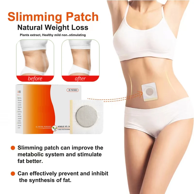 

30Pcs/Box Weight Loss Slim Patch Navel Sticker Slimming Product Fat Burning Weight Lose Belly Waist Plaster Health Dropshipping