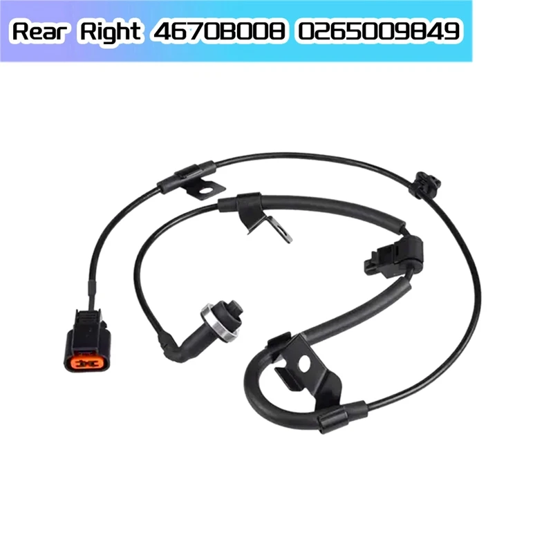 

Задний правый датчик скорости колеса ABS 4670B008 0265009849 для Mitsubishi Pajero Montero Sport Strada Triton L200 2.4L, запасные части
