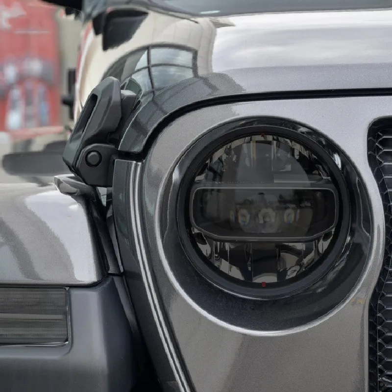 

Car Headlight Protection Tint Film Smoke Black Transparent TPU Protective Sticker For Jeep Wrangler JL 2019 2020 Accessories