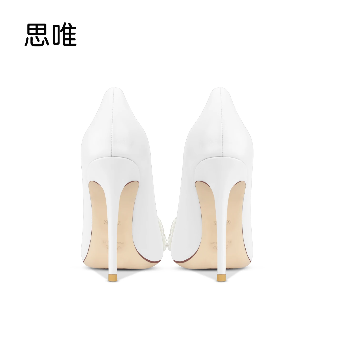 Shoes For Women Luxury Brand Wedding Shoes Bride Pointed Toe Sexy Chic And Elegant Woman Shoes White Heels Evening Dress Shoe 10