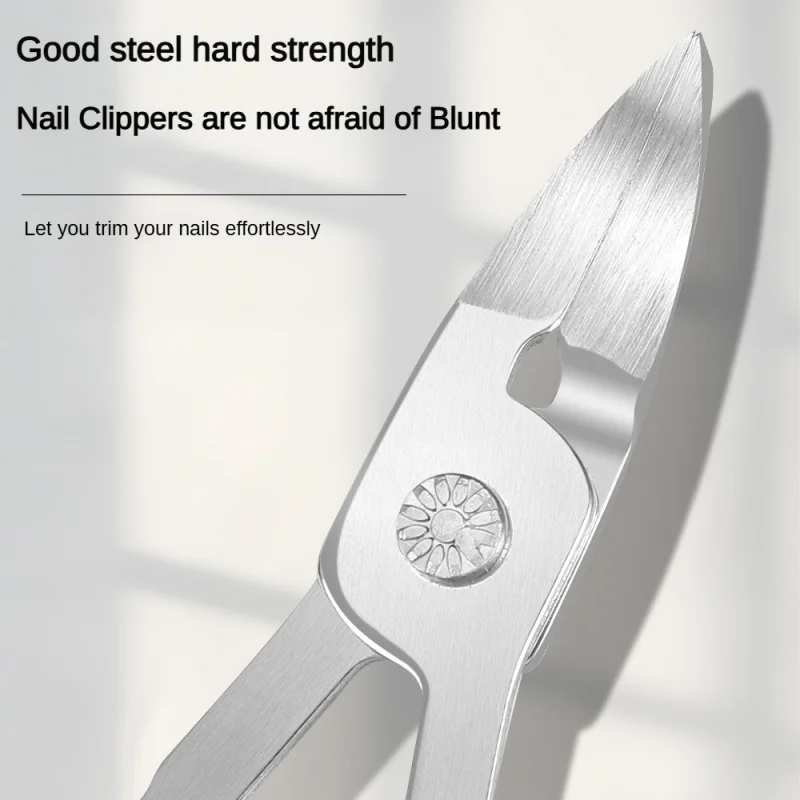Nail Clippers Stainless Steel Nail Clippers Bent Nose Plier Nail Hook Oblique Mouth Clippers Groove Slant Tip Scissor Cuticle Nipper