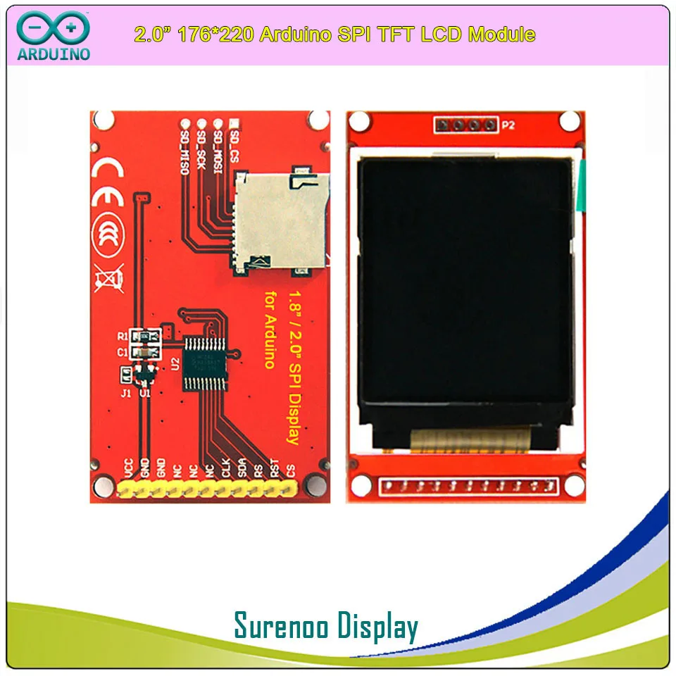 2.2 Inci Serial SPI TFT LCD Tampilan 