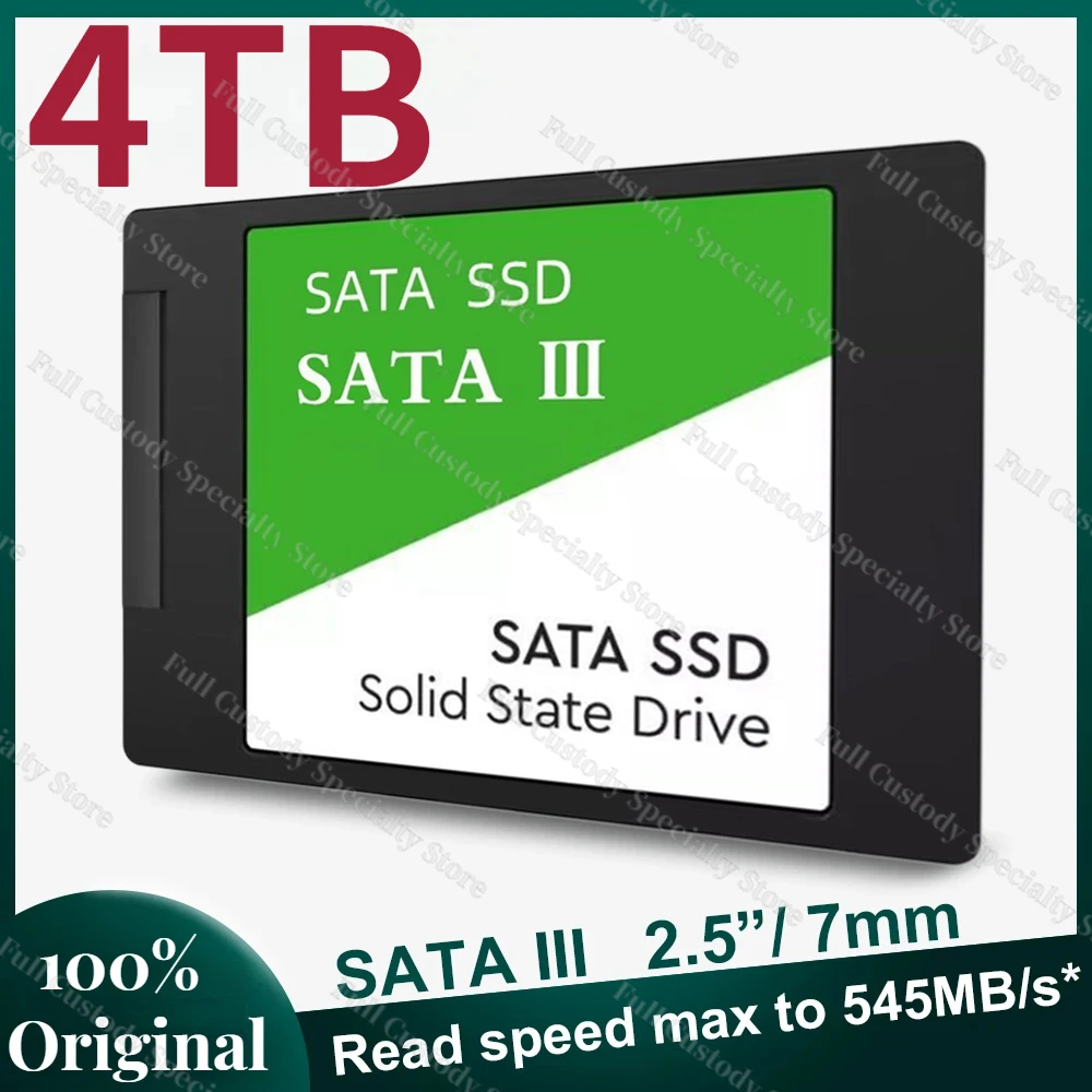 

Protable SSD DW 4TB 1TB 2TB Internal Solid State Disk HDD Hard Drive 8TB SATA 3 2.5 Inch Laptop Desktop PS5 PC MLC Disco Duro