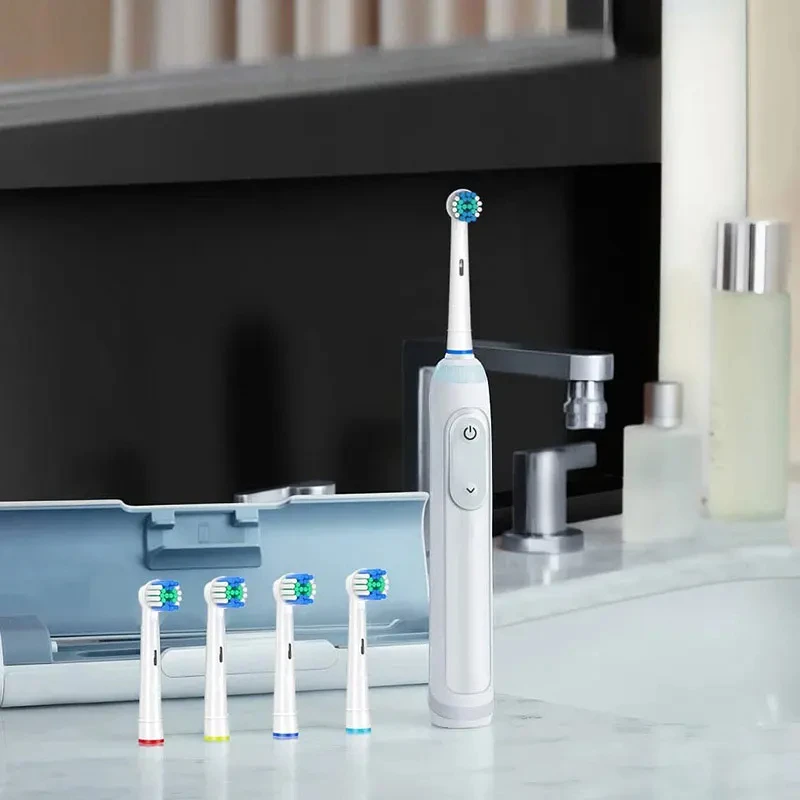 Toothbrush Head Compatible with Oral B Braun Electric Toothbrush Precision Replacement Brush Heads 16Pcs