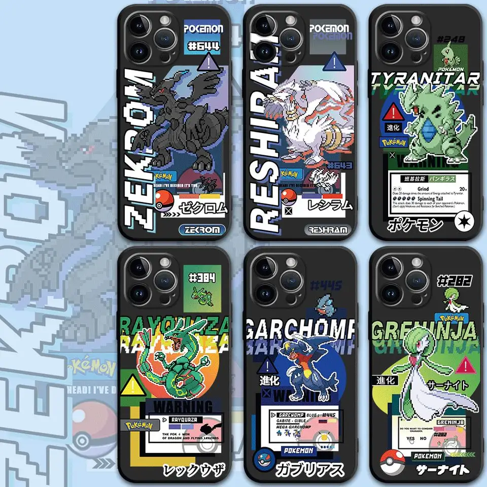 Pokemon Phone Case for Apple iPhone 15 Pro Max 14 11 Pro Max 13 12