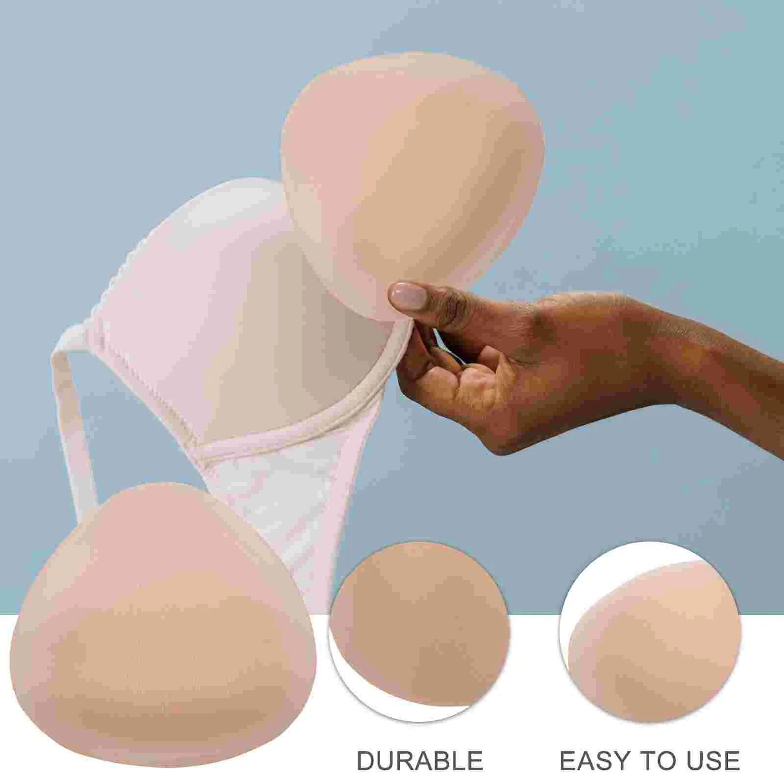 Triangular Sponge Prosthetic Breast Foam Padding Girls Pads Filling Breathable Prosthesis Mastectomy Forms Women's Miss