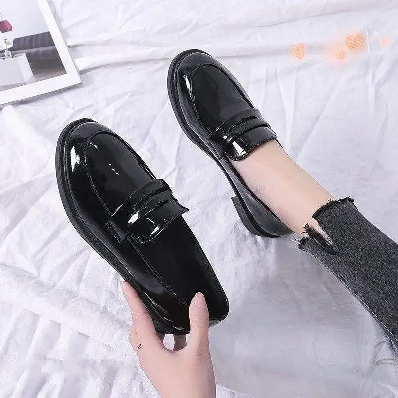 Japanese Style Flat Bottom Women's Shoes Retro JK Single Shoes Spring Autumn Season British Harajuku Style Versatile Student Fla