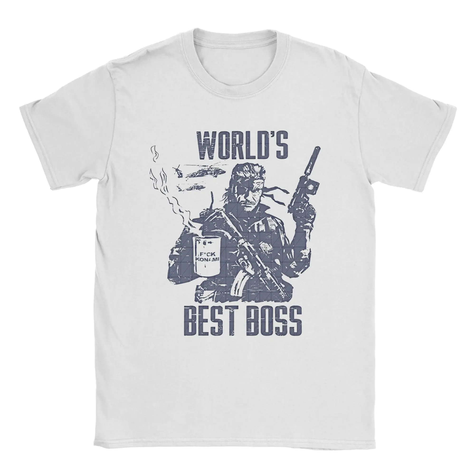 Men's 100% Cotton Funny Gaming Graphic T-Shirt - Crewneck, Short Sleeve
