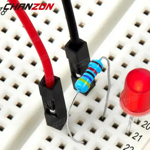 170 / 400 / 830 Tie Points Solderless Breadboard MB-102 BB-801 SYB-170 Prototype Universal PCB Jumper Dupont Test Bread Board - Image 2