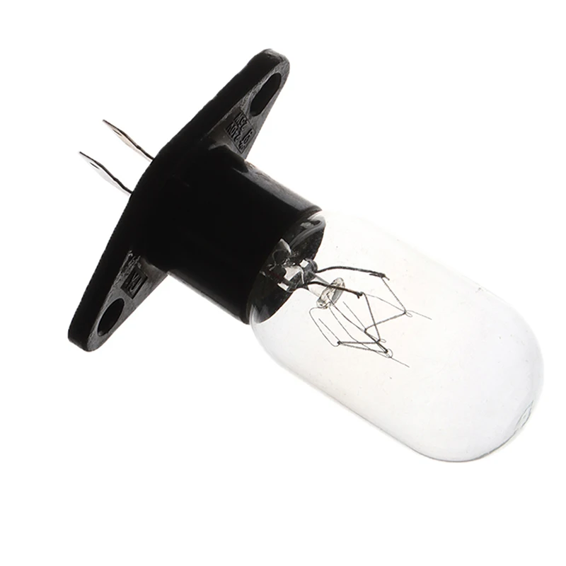 Description Picture 5 of item1 Pc 4.8mm Socket With Bent Foot 220V 15-20W Microwave Oven Bulb Refrigerator Lighting Bulb With Holder Replacement Universal