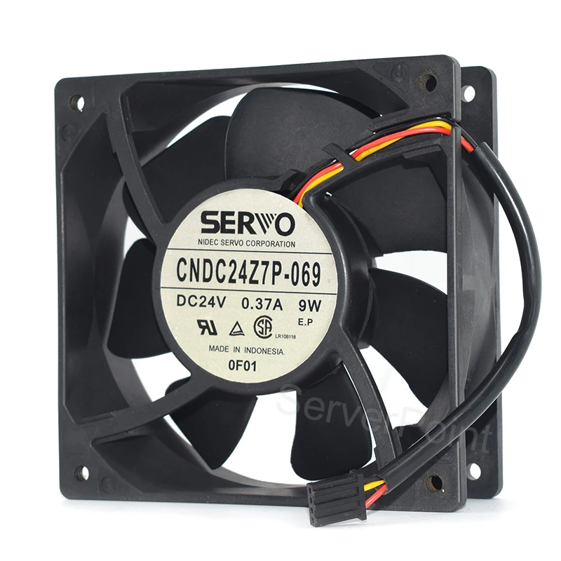 para 12cm 12038 Cndc24z7p069 24v 0.37a 9w Inversor fã 120*120*38 mm Novo