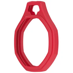Silicone Protective Cover for Swatch Pocket Watch - Anti - Scratch Bumper Shell Accessories (Red)