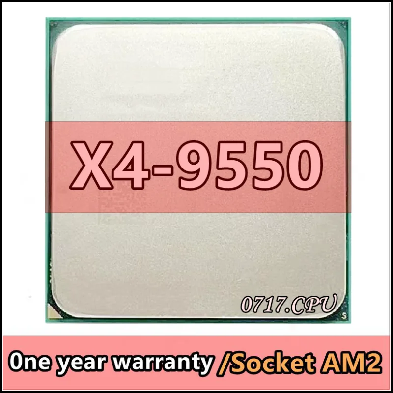 

X4 9550 X4-9550 2.2 GHz Quad-Core CPU Processor HD9550WCJ4BGH Socket AM2+