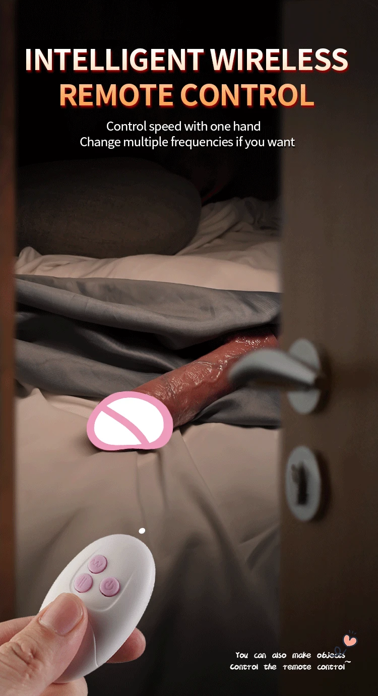 Wireless Remote Control Realistic Dildo Female Masturbation Sex Toys Adult Telescoping Vibrators Vagina Anal Vibrator for Women