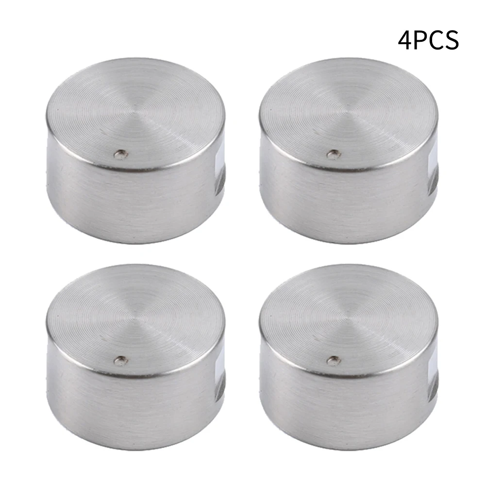 Rotary Switch 4PCS Rotary Switches Zinc Alloy Round Knob Handle For Gas Cooktop Ovens Kitchen Cooktop Kitchen Accessories