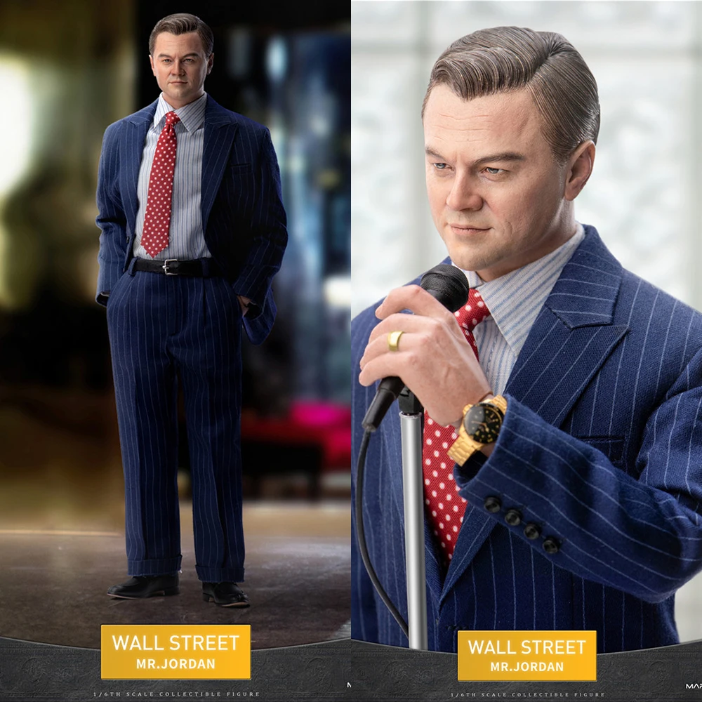 In Magazzino Mars Toys Mat007 1/6 Wall Street Mr. Jordan Leonardo Dicaprio Figura 12 ''Maschio Soldato Action Doll Set Completo Giocattoli Modello