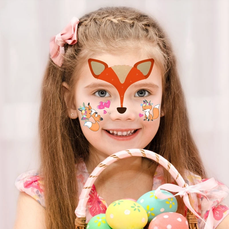 Kids Colorful Unicorn Tattoos Face Tattoos Temporary Sea Mermaid kids Tattoos Body tattoos Cartoon kids tattoos