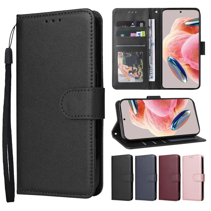 

Wallet Card Slot Stand Magnetic Flip Leather Case For Xiaomi 13T Redmi 13C 12 12C 10C Note 13 Pro Plus 12S 11 11S 10S 9 Pro 8T