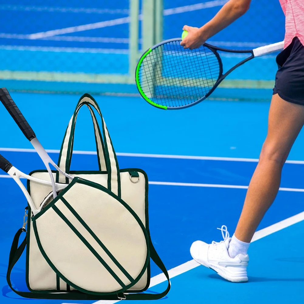Tennis Tote Bag Waterproof Tennis Racket Bag Tennis Racket Shoulder Bag Pickleball Bag for Men and Women 2