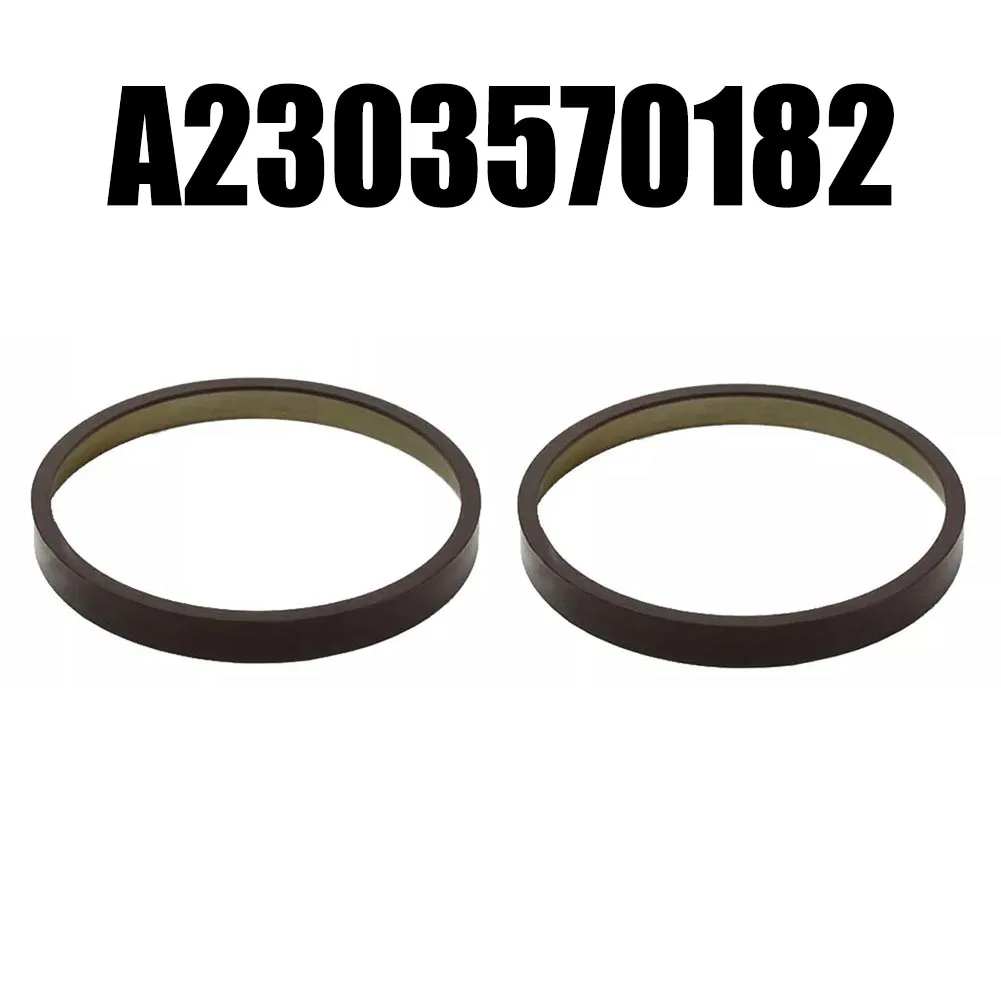 2pcs Car Rear ABS Ring For Mercedes W204 W211 W212 R230 A2303570182 ABS Sensor Rotor Sealing Ring Interior Accessories