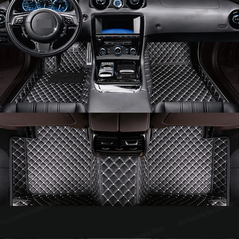 Leather Car Floor Mat For Jaguar Xj X351 2019 2018 2017 2016 2015 2014