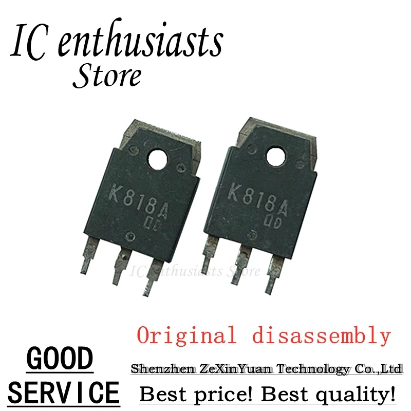 

5PCS 10PCS 2SK818A K818A TO-3P Original disassembly