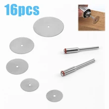 

10-15pcs HSS Mini Circular Saw Blade Electric Grinding Cutting Disc Rotary Tool for Metal Cutter Power Tool Wood Cutting Discs