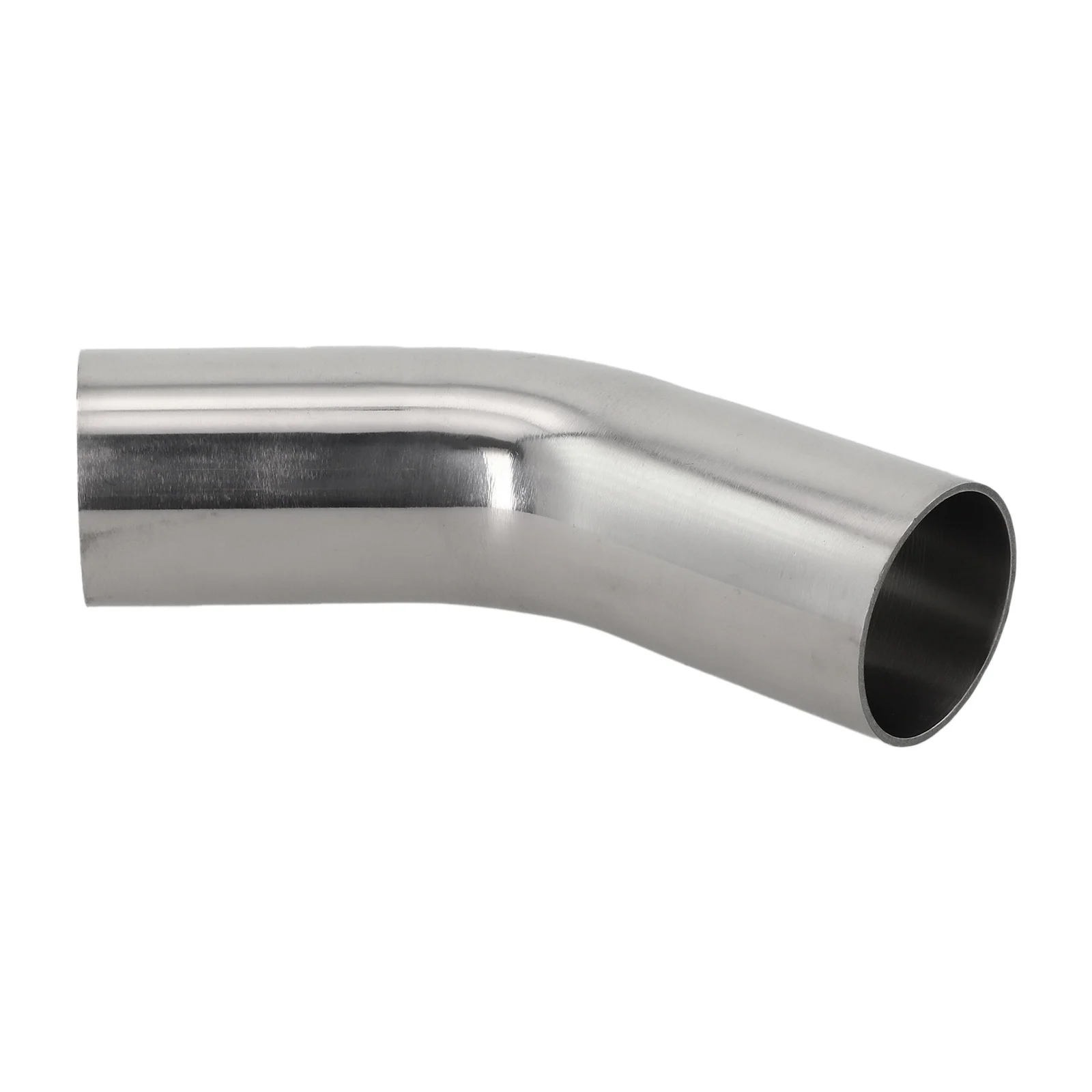 Elbow 45° Degree Bend Exhaust Pipe Versatile Stainless Steel Polished 19-51mm Automotive Exhaust Pipe Connection Fittings