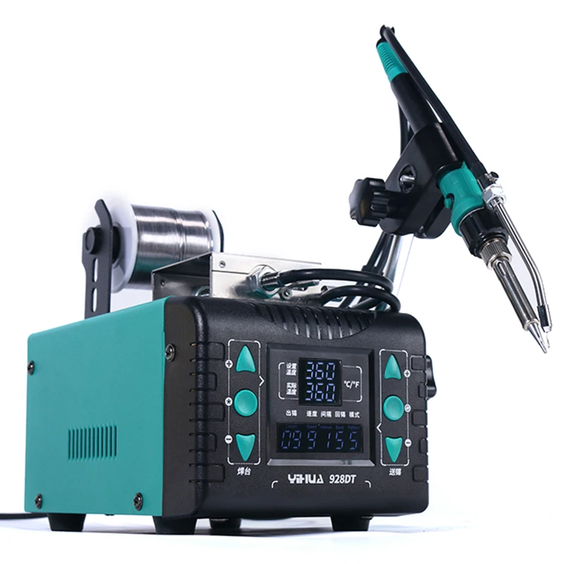 YIHUA 928DT anti static lead free rework station foot operate tin auto soldering iron constant temperature soldering station