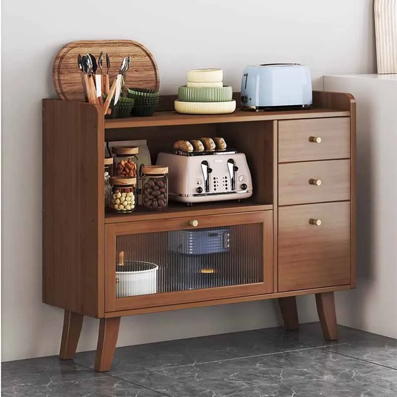

Modern Kitchen Glass Cabinet Drawers Display Luxury Garden Bar Side Cabinet Space Saving Hallway Muebles De Cocina Furniture