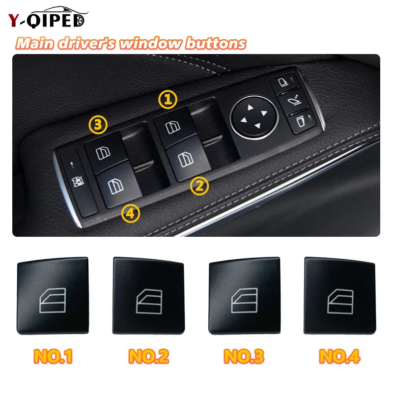 메르세데스 벤츠 A GLE GLA CLA GLK 클래스 W176 W204 W166 W218 W212 W246W167 용 자동차 창 컨트롤러 버튼 작동 콘솔