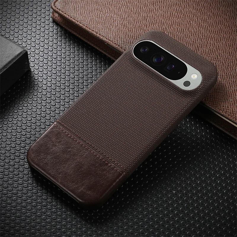 Luxury Matte Cotton Linen Soft Leather Phone Case - Frameless Anti-Fingerprint Shockproof Cover