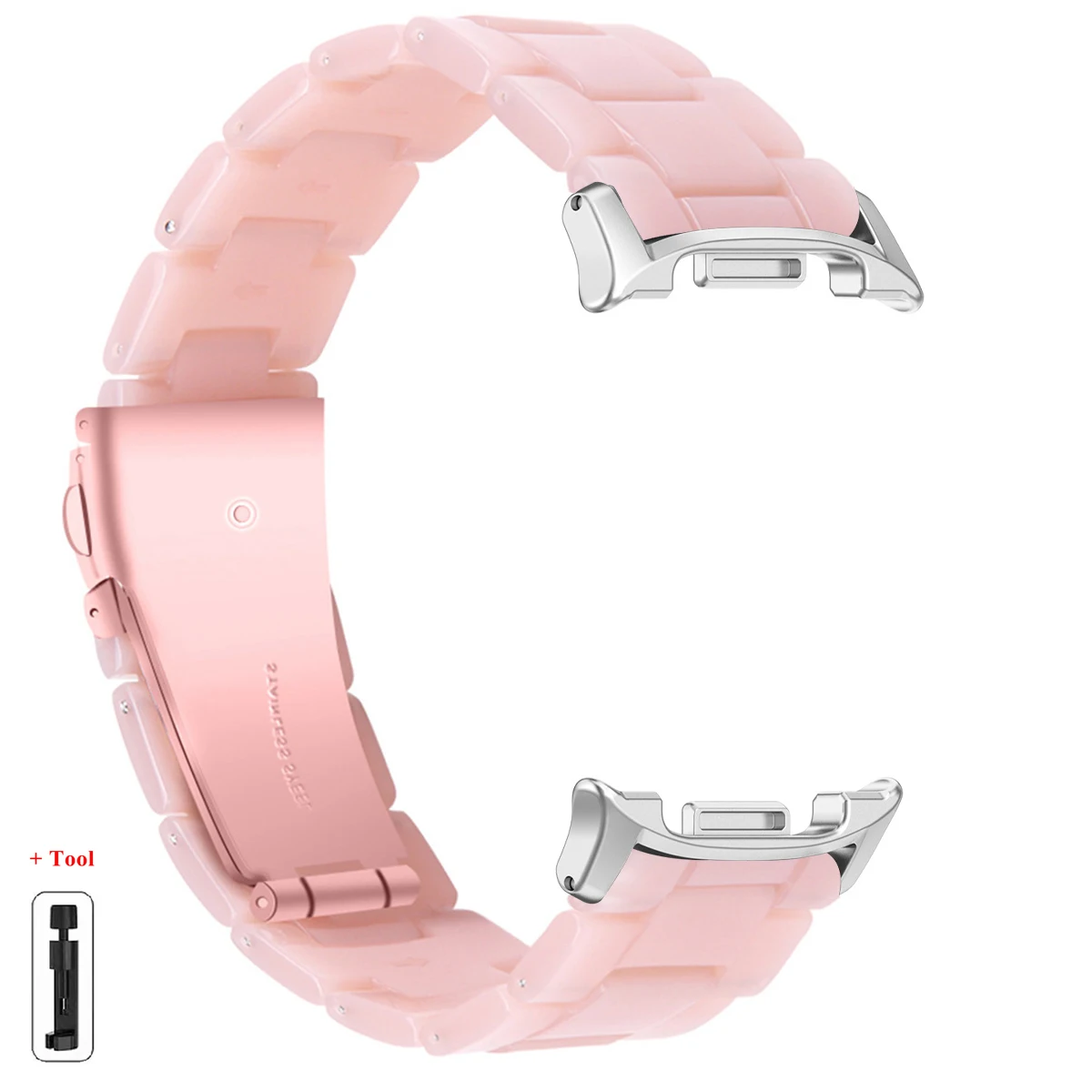 Colorful Transparent Resin Strap Bracelet