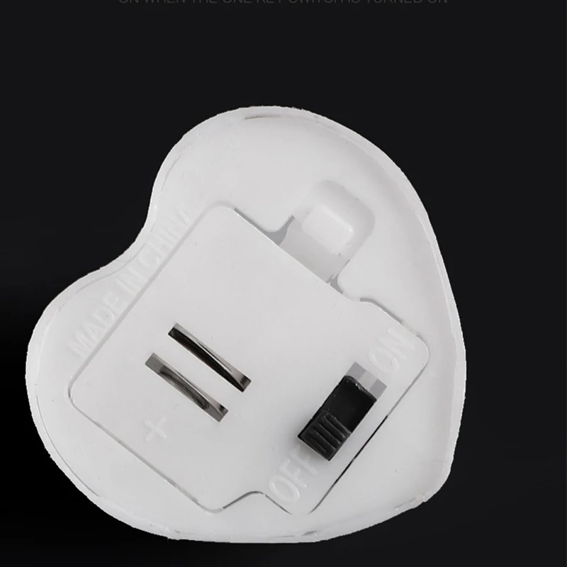 가정용 불꽃 없는 LED 촛불, 크리스마스 파티 웨딩 장식, 하트 모양 전자 배터리 전원, Tealight 촛불, 1 개, 2 개, 4 개