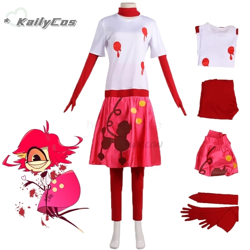 

Костюм для косплея Hazbin cos hotel Niffty, Униформа, женский костюм, костюм для косплея демона, отеля, аниме