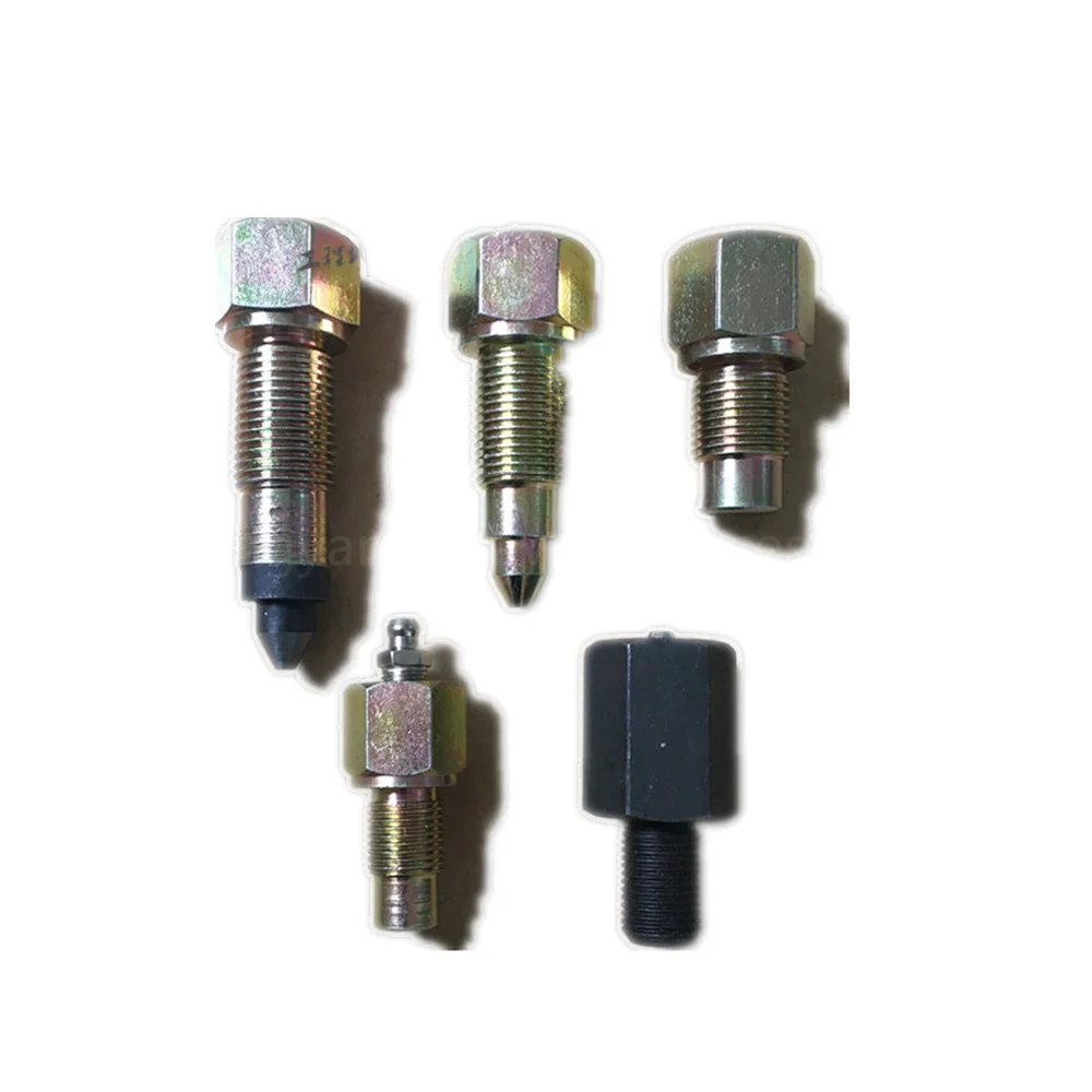 Excavator Parts For 60 80 220 215 225-7 Chain Nozzle Tensioner Cylinder Check Valve Lubrication Oil Valve Oil Channel