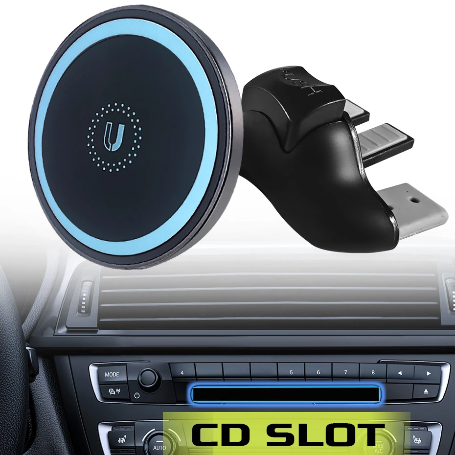 Magnetic Car CD Slot Phone Holder and Mount Stand