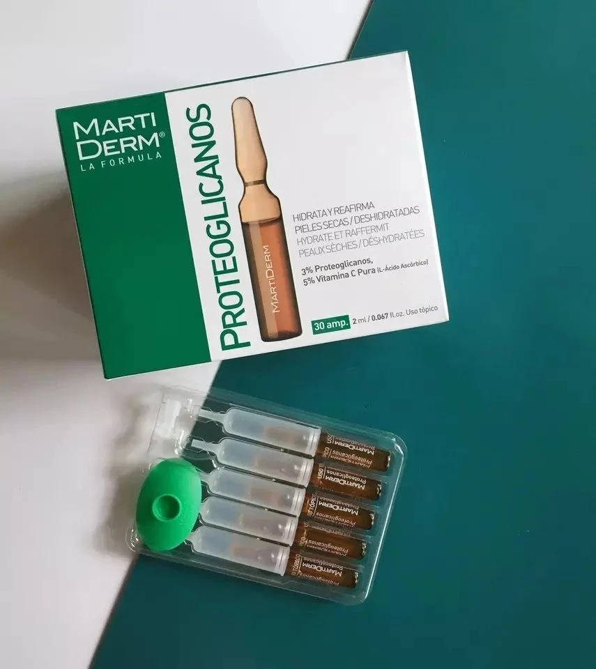 MARTIDERM ampollas Proteoglicanos, Proteoglicanos, 3 piezas, 15 botellas x 2ml