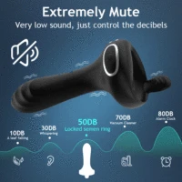 Drahtloser Vibrator für Paare, Prostata-Massage, Cockring, männliche Verzögerung der Ejakulation, Penisring, G-Punkt, Klitoris-Stimulator, Sexspielzeug für Erwachsene 6