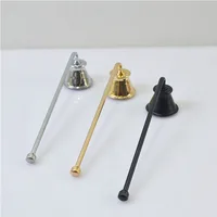1PC Bell-shaped Candle Snuffer Long Handle Fire Extinguisher Candle Wick Cover Anti-smoke And Smell DIY Making Gifts Home Decor 2