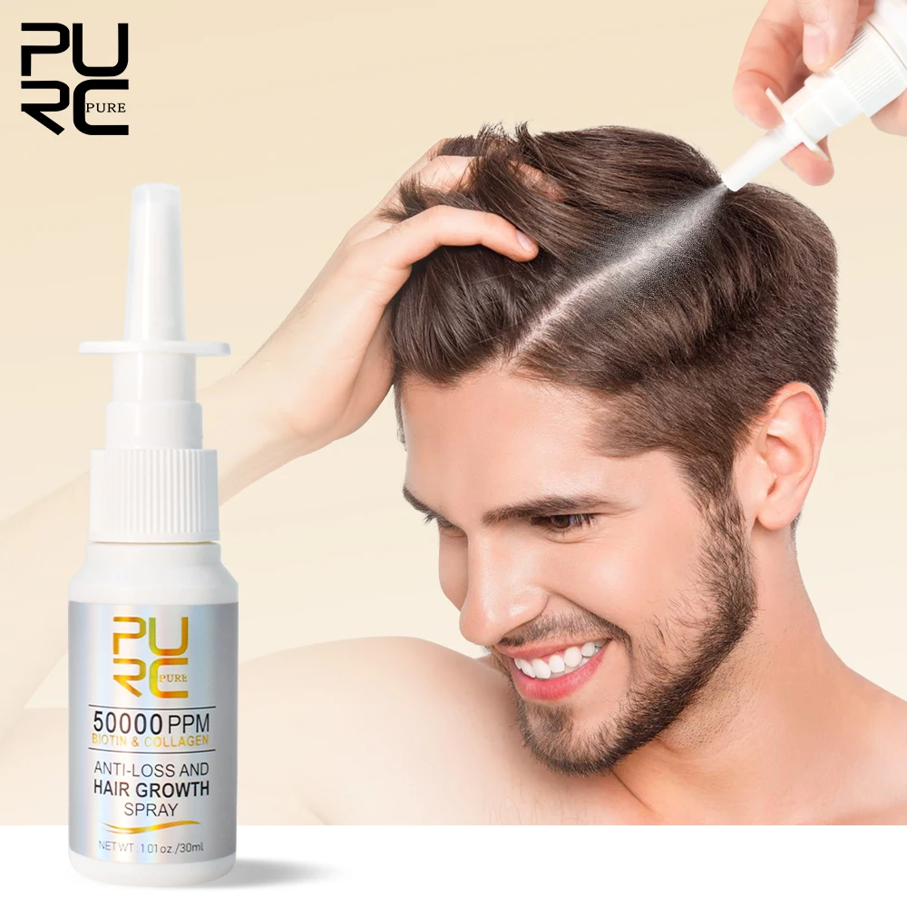 

PURC Biotin Hair Growth Products for Men Women Hair Loss Scalp Treatment Serum Fast Grow Thicken Regrowth Oil Hair Care