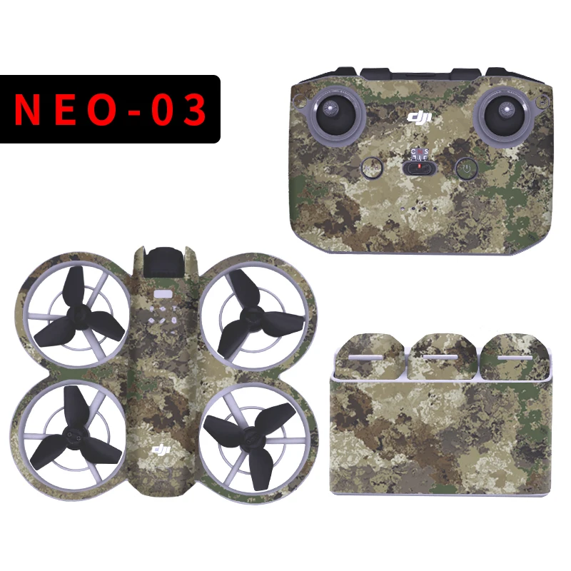 Decorative Sticker Skin Decals Anti-Scratch Protective Film Accessory for DJI NEO Drone Controller Charging Manager