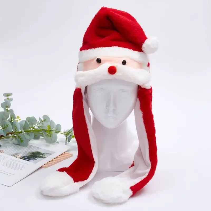 Cartoon Influencer Hat Air Bag Ears Christmas Children's Girl Funny Stuffed Toy