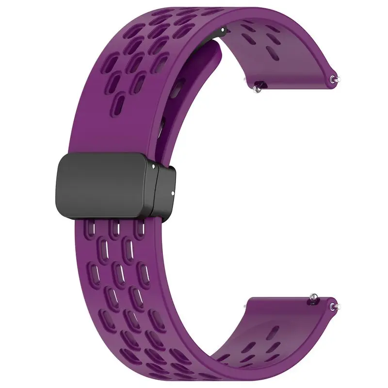 22mm Sports Silicone Magnetic Watch Strap Bracelet - Universal Band