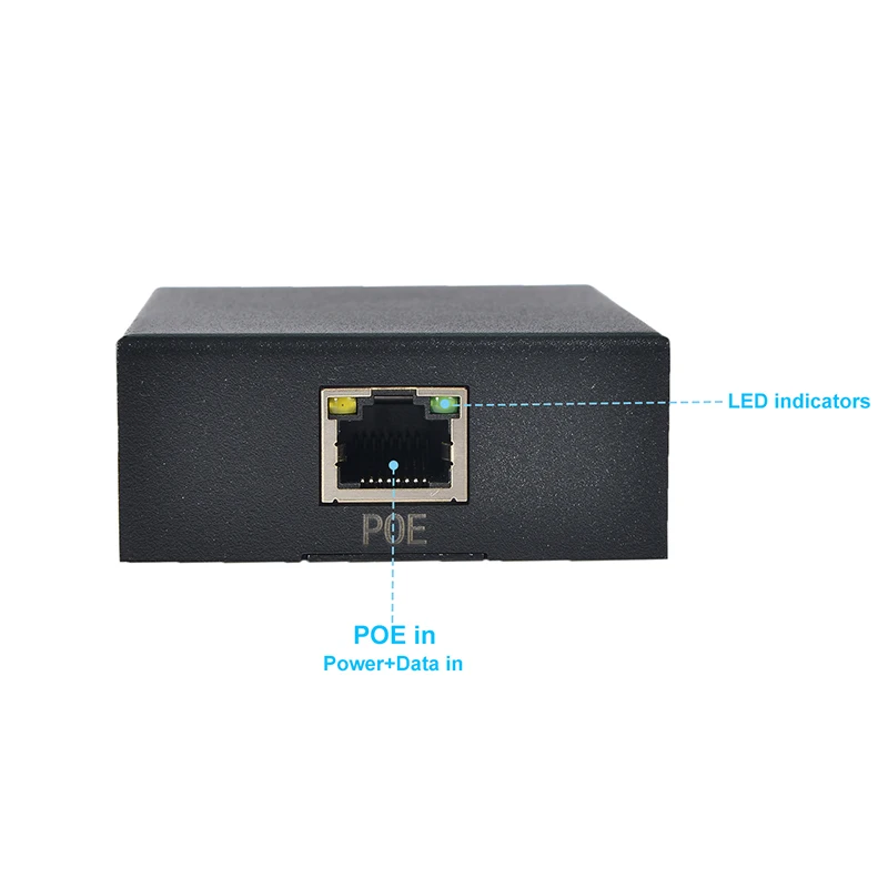 기가비트 POE 분배기, 표준 호환 10,100,1000Mbps 전력, 5V 4A POE-DC 및 RJ45 어댑터 분배기, IEEE 802.3af/at