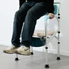 Aluminum Alloy Toilet Booster for Elderly, Multi-functional Bathroom Commode Chair for Disabled, Foldable Mobile Toilet Seat 5