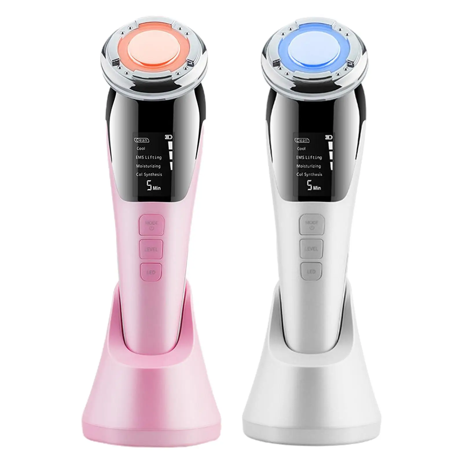 EMS Micro Current Facial Massager Vibration Import Promote Essence Absorption Anti Aging Eye Skin Care Device |